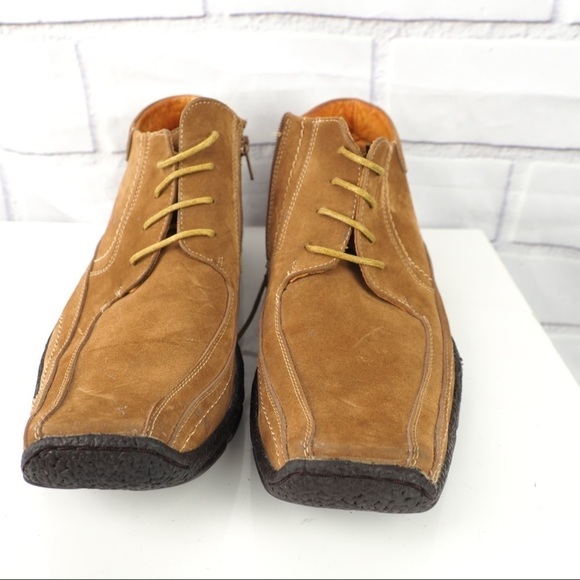 Starsax men’s sz 10/43 wheat leather nubuck boots main image 5